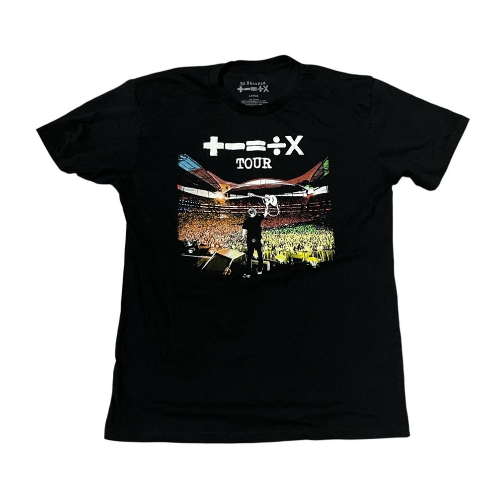 Ed Sheeran 2022 Mathematics Concert Tour Tee Shirt Size L